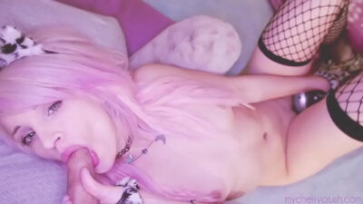 Cherry Crush Compilation – Cosplay Girlfriend fucking and cums from anal